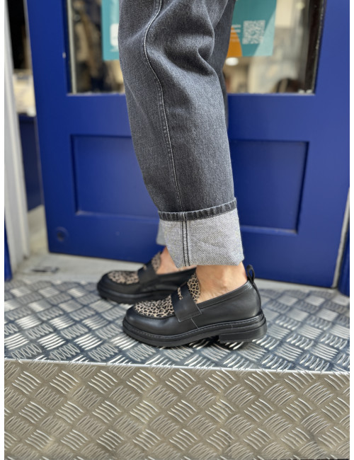 Mocassins imprimés léopard FAIRE