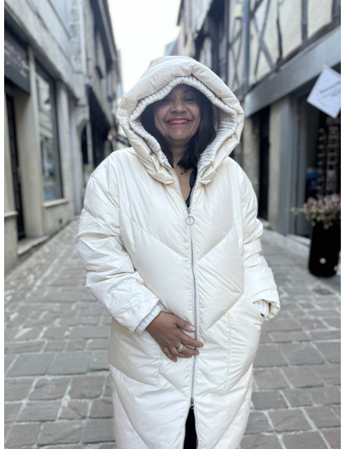 Doudoune CHARLOTTE blanche Cream
