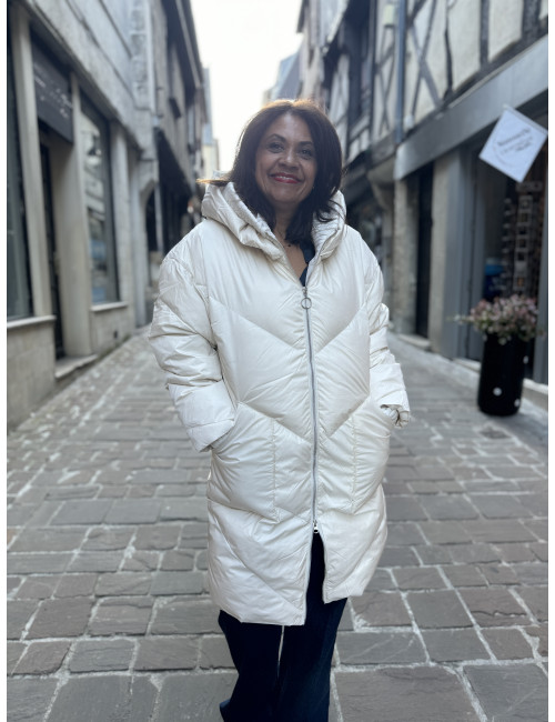 Doudoune CHARLOTTE blanche Cream