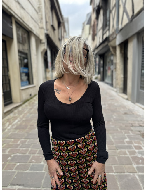 Carice top noir King Louie