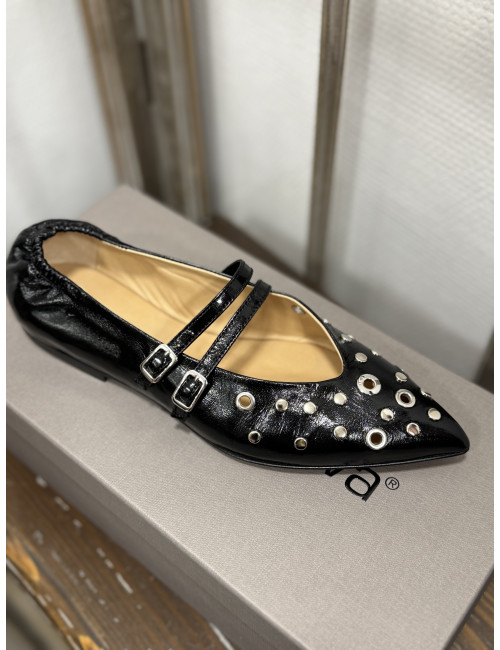 Ballerines noires pointues Laura Bellariva