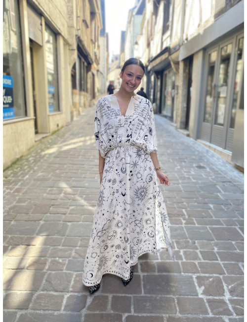Robe KAFTAN lin zodiac ME369