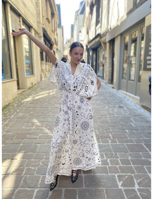 Robe KAFTAN lin zodiac ME369