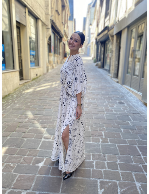Robe KAFTAN lin zodiac ME369