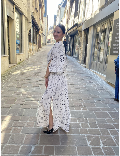 Robe KAFTAN lin zodiac ME369