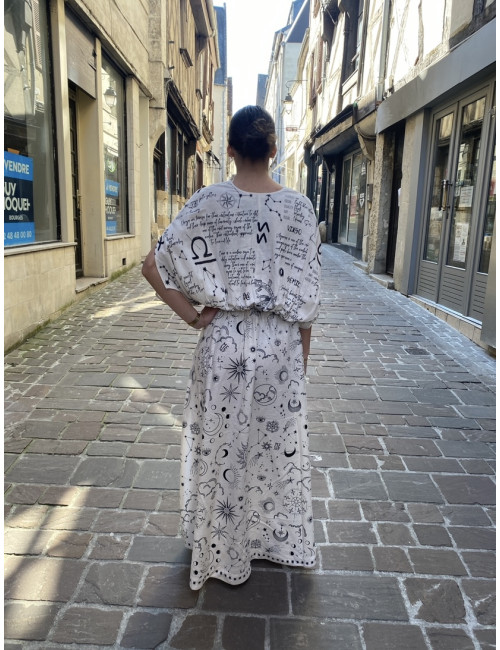 Robe KAFTAN lin zodiac ME369