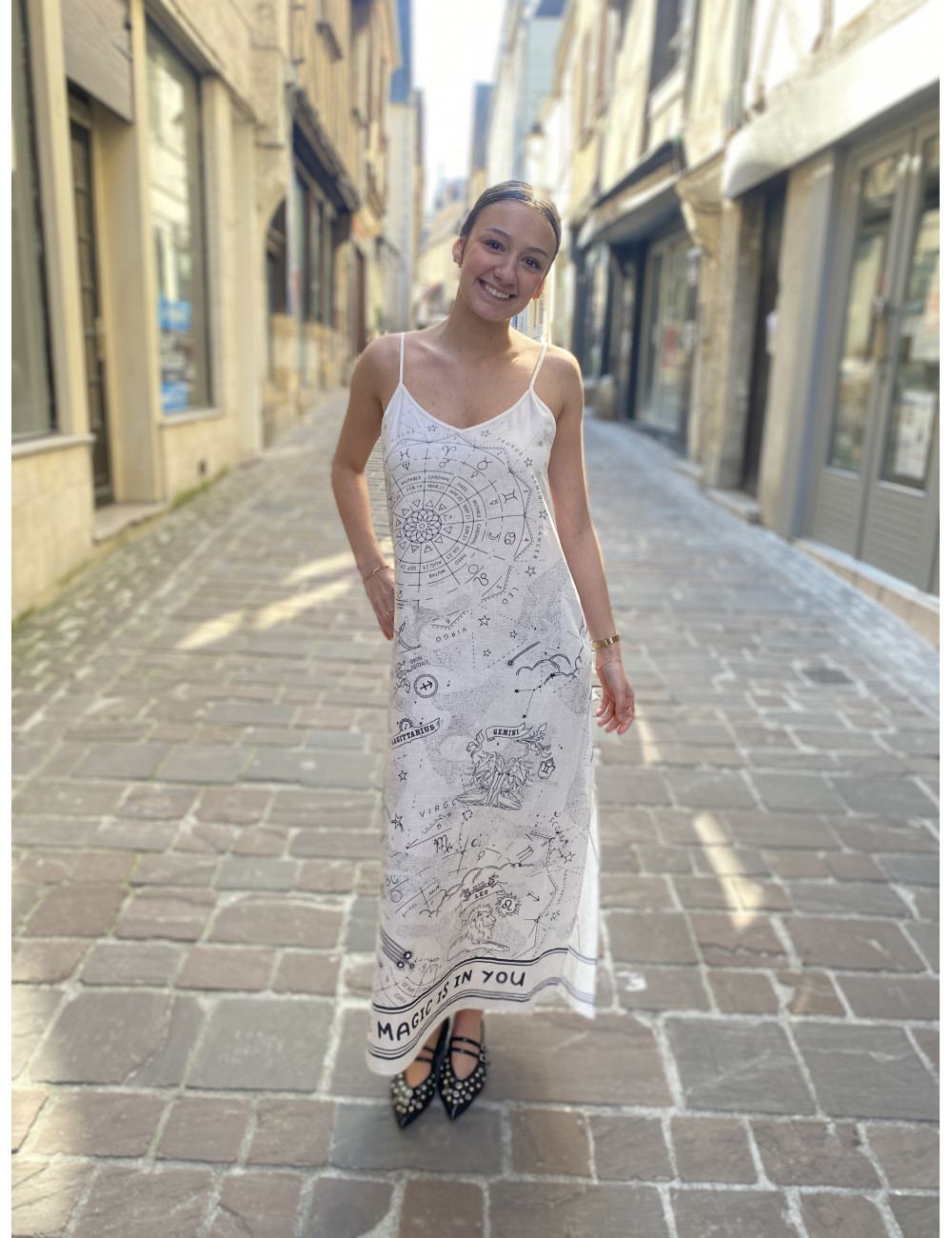 Robe lin OLIVIA zodiac ME369