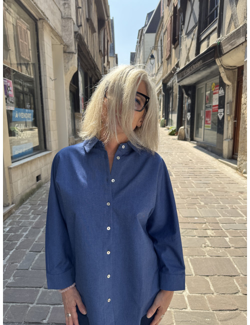 Chemise CALLY bleu jeans Laure+Max