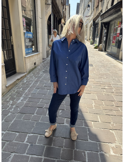 Chemise CALLY bleu jeans Laure+Max