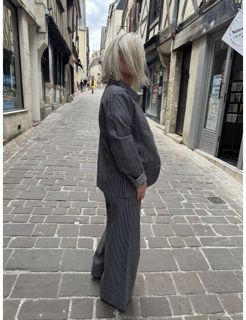 Veste rayée SATO MILKBOY Cream