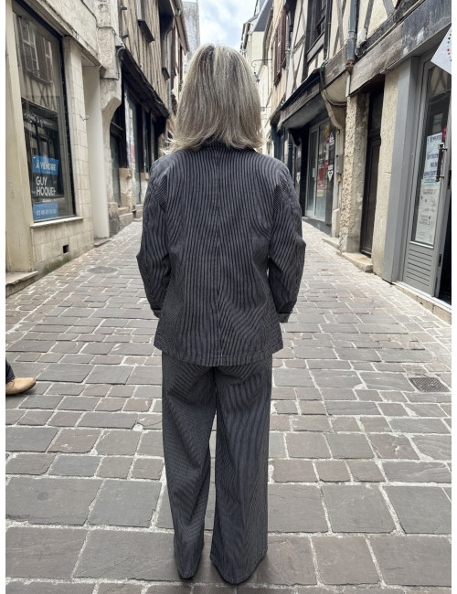 Veste rayée SATO MILKBOY Cream