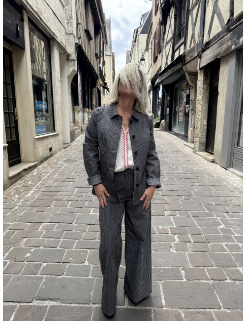 Veste rayée SATO MILKBOY Cream