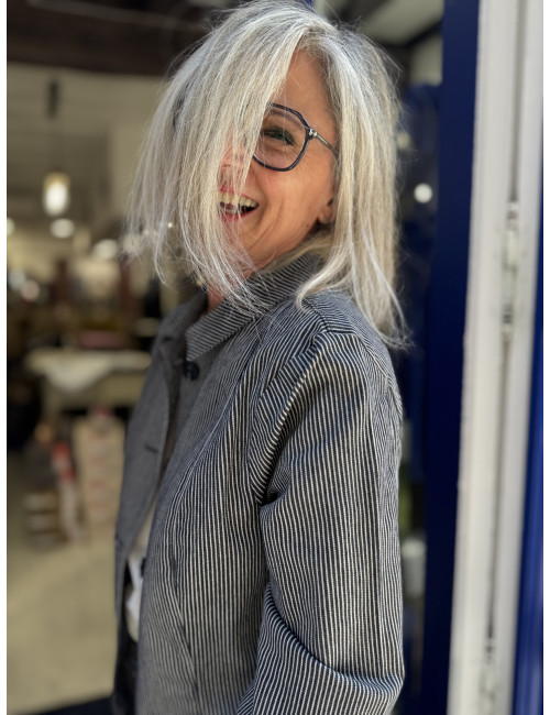 Veste rayée SATO MILKBOY Cream