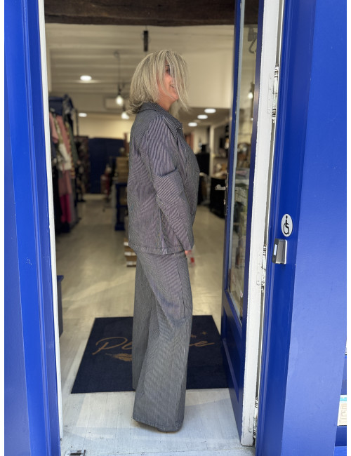 Veste rayée SATO MILKBOY Cream