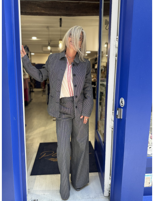 Veste rayée SATO MILKBOY Cream