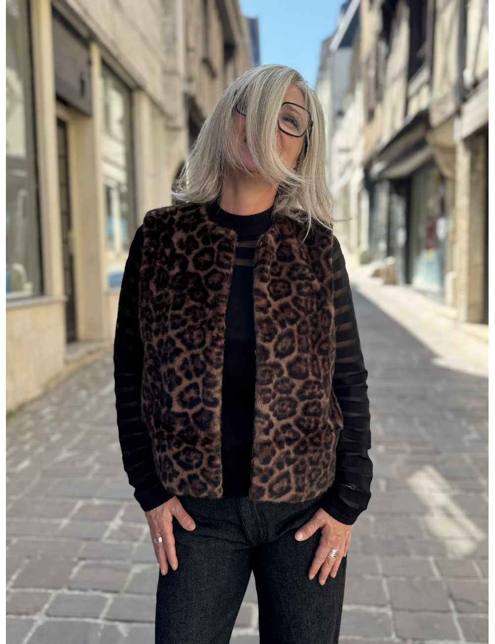 Gilet BACI mink léo Labdip