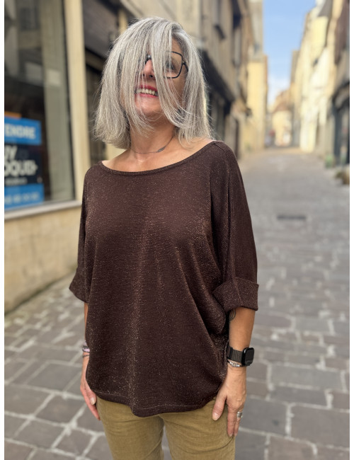 Pull Buckley chocolat Karma Koma