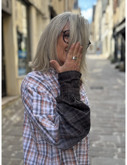 Robe longue T&D CHECK CRYSTAL Hod