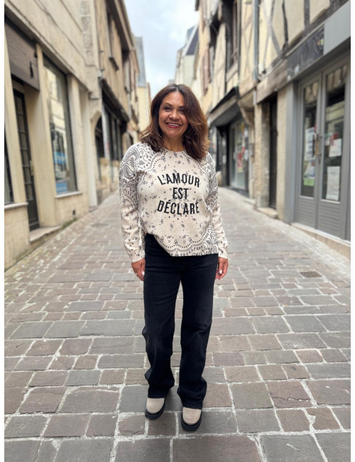 Jeans flare noir NIKKY Labdip