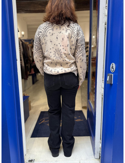 Jeans flare noir NIKKY Labdip