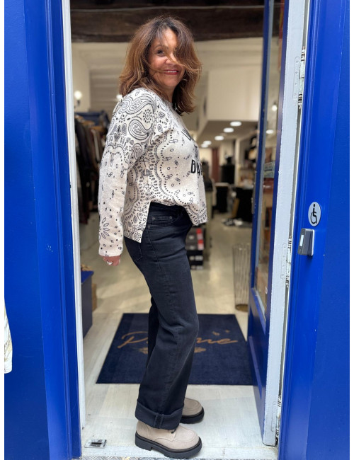 Jeans flare noir NIKKY Labdip