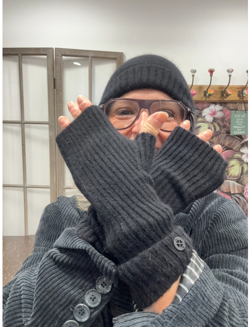 Mitaines MIMI noir Ma Petite Capsule