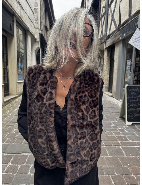 Gilet BACI mink léo Labdip