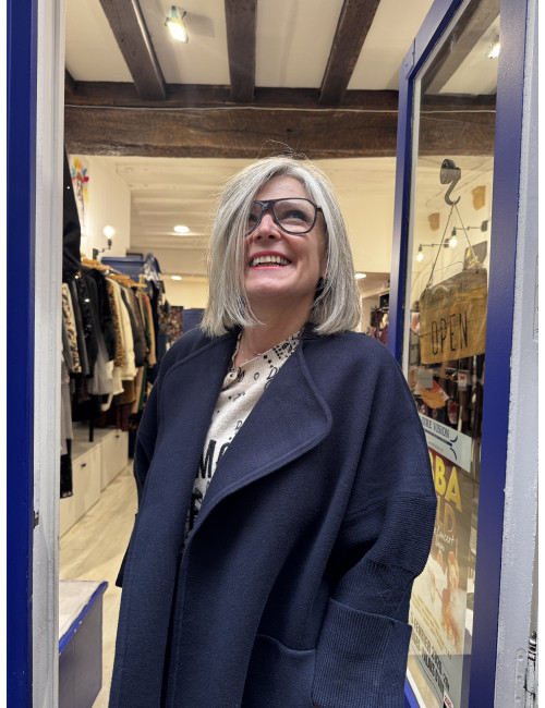 Manteau / gilet KOH navy Orféo