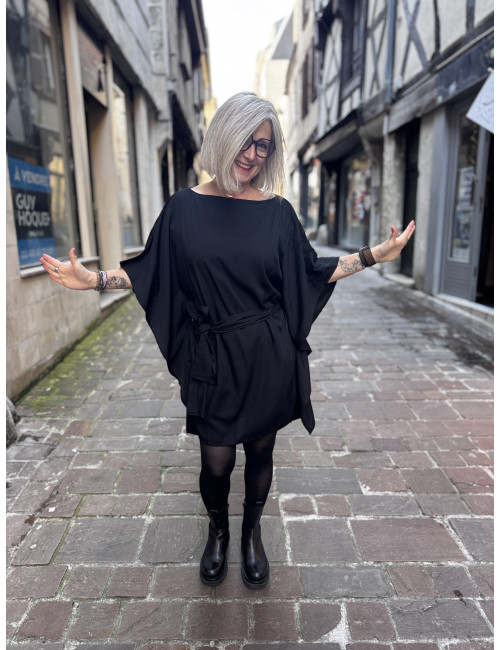 Robe Kimono noire Karma Koma