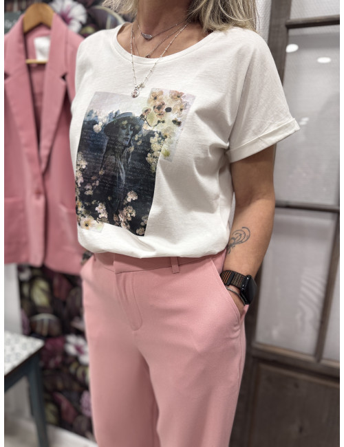 Pantalon COCAMIA blush Cream