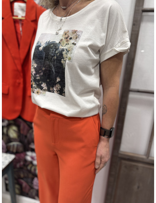 Pantalon COCAMIA paprika CREAM