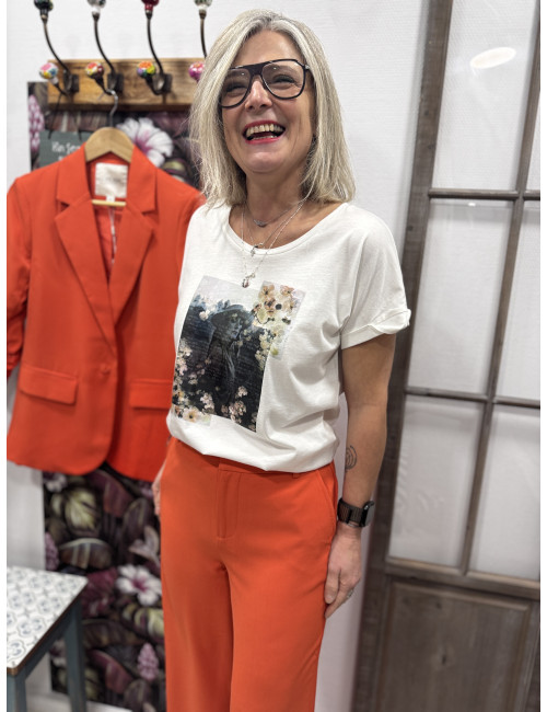 Pantalon COCAMIA paprika CREAM