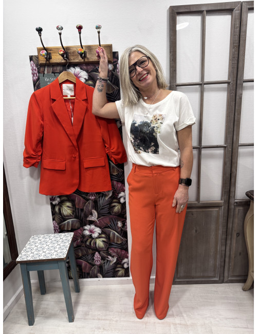 Pantalon COCAMIA paprika CREAM