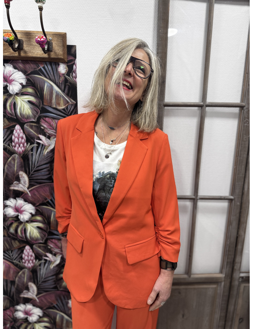 Blazer COCAMIA paprika Cream