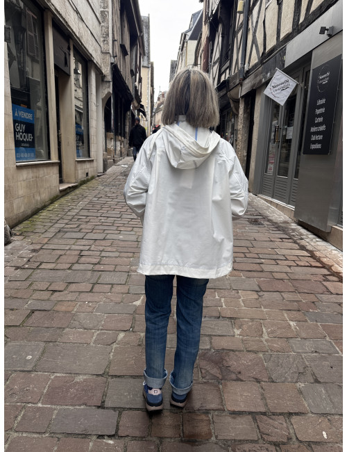 Coupe vent CARLA blanc Ma Petite Capsule