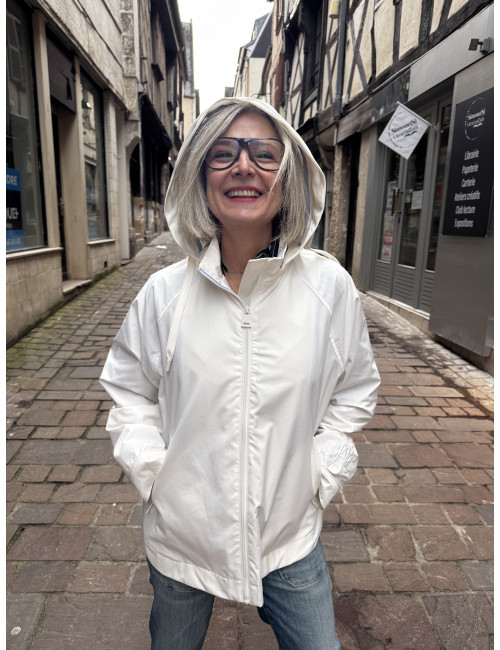 Coupe vent CARLA blanc Ma Petite Capsule