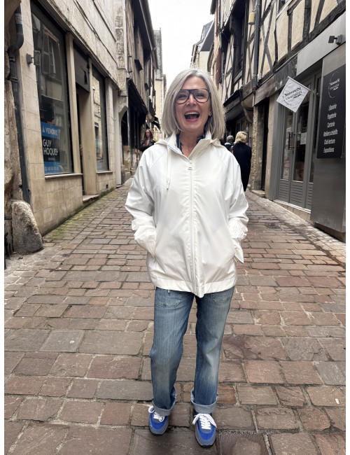 Coupe vent CARLA blanc Ma Petite Capsule