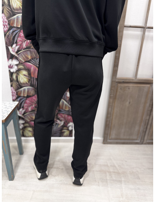 Pantalon noir  scuba strass Lola Casademunt