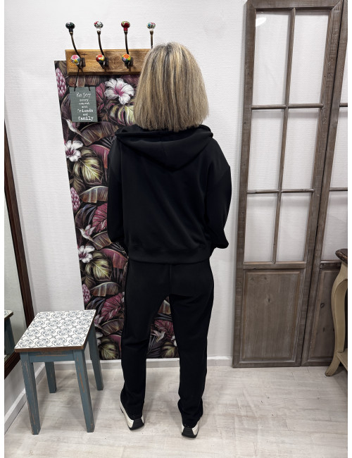 Pantalon noir  scuba strass Lola Casademunt