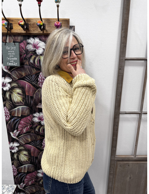 Gilet SABINE ficelle Orféo