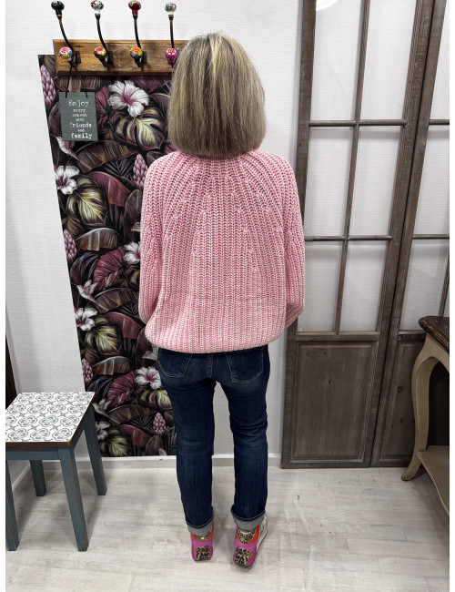 Gilet SABINE rose Orféo