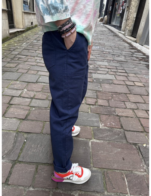 Pantalon CALITY navy Hod