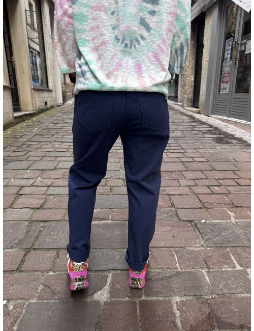 Pantalon CALITY navy Hod