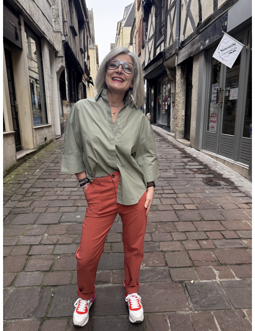 Pantalon CALITY terracotta Hod