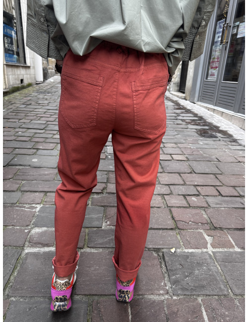 Pantalon CALITY terracotta Hod