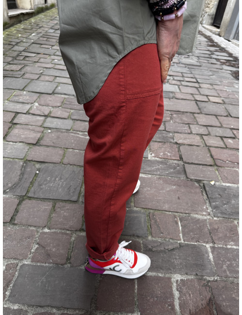 Pantalon CALITY terracotta Hod