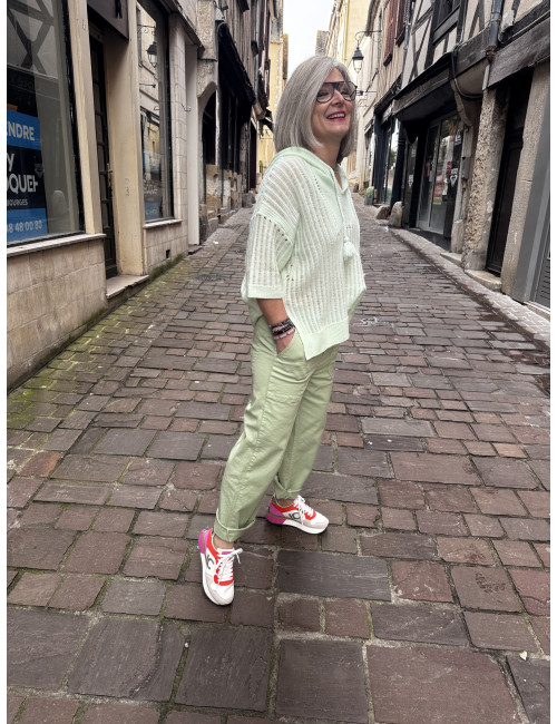 Pantalon CAMBRIDGE Matcha Hod