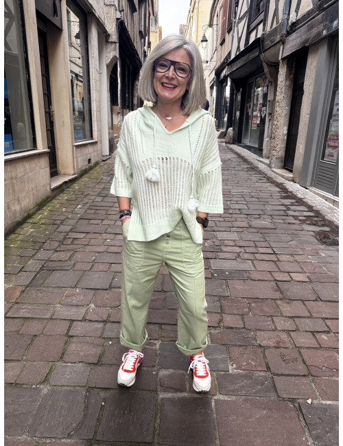 Pantalon CAMBRIDGE Matcha Hod