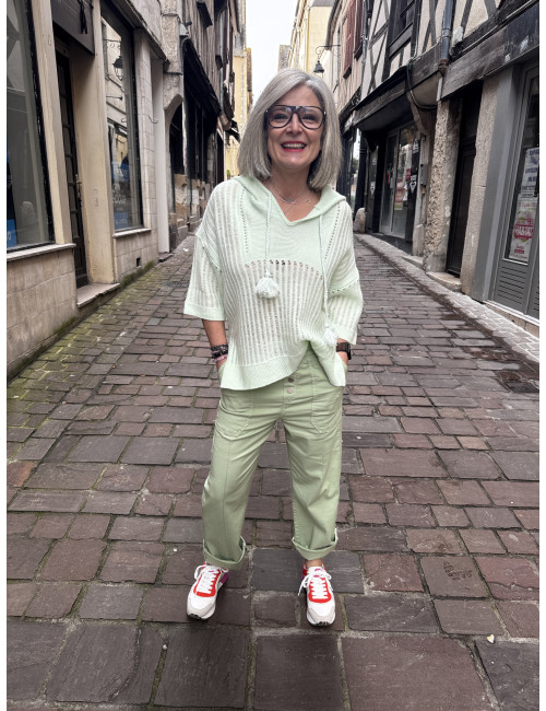 Pantalon CAMBRIDGE Matcha Hod