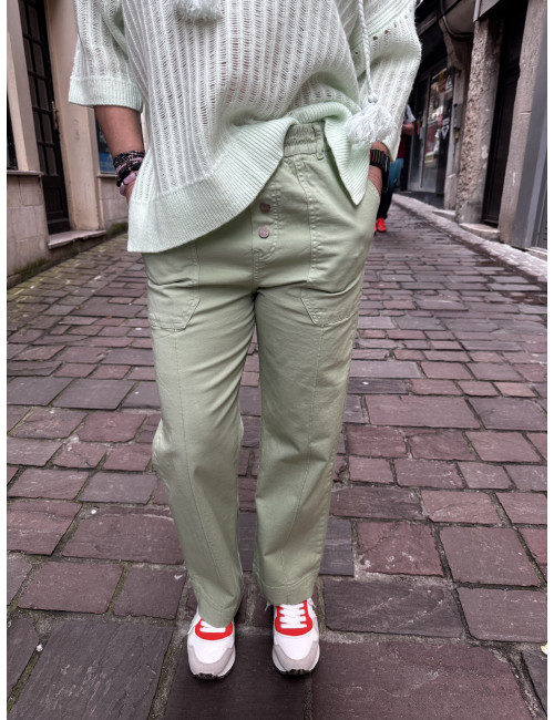 Pantalon CAMBRIDGE Matcha Hod